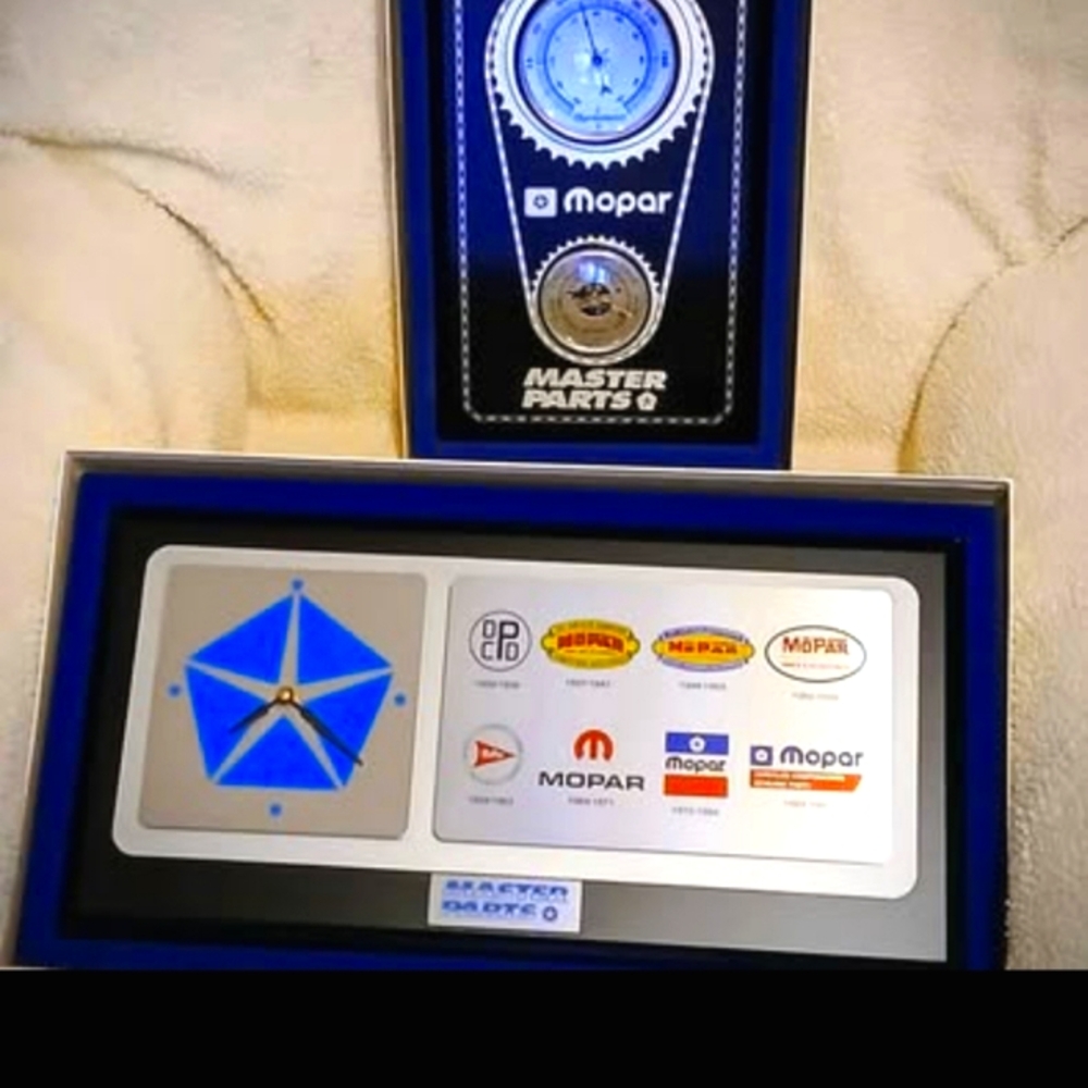 Mopar Parts Clock Master Parts W/ Mopar LOGO & Mopar Thermometer/Barometer